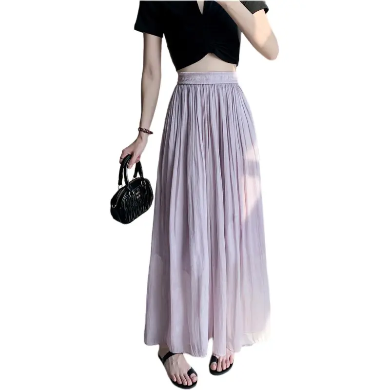 Mu Xiao Xin Casual Long Skirt Women's-3
