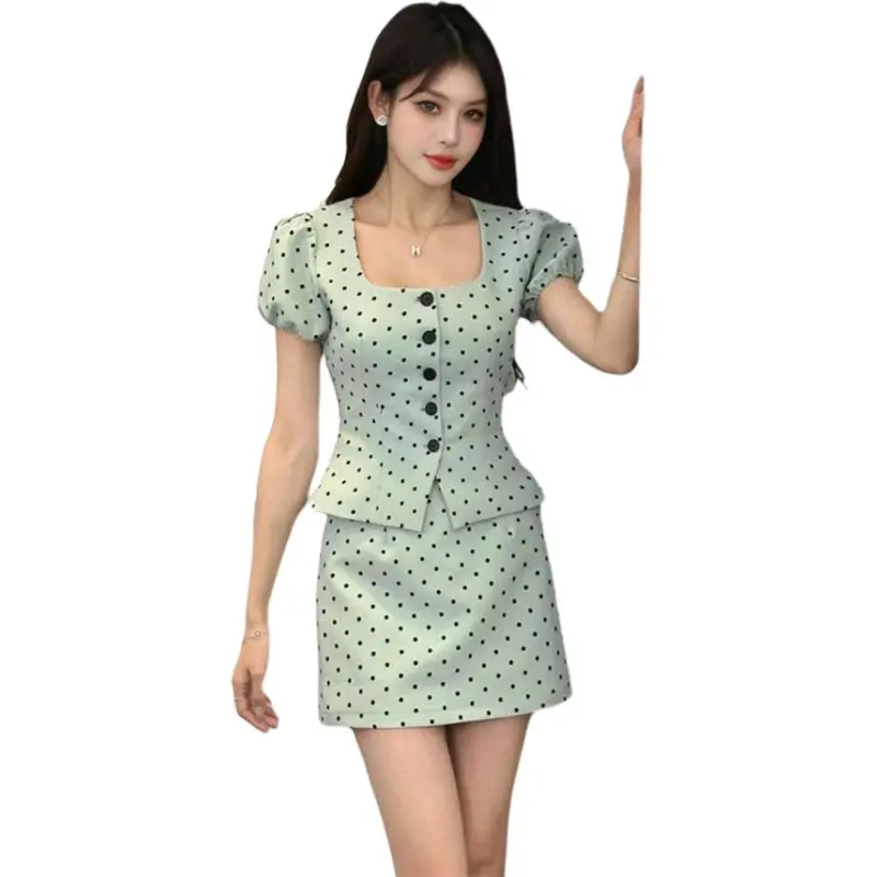Dior Beauty Two Piece Skirt Sets Women's-8