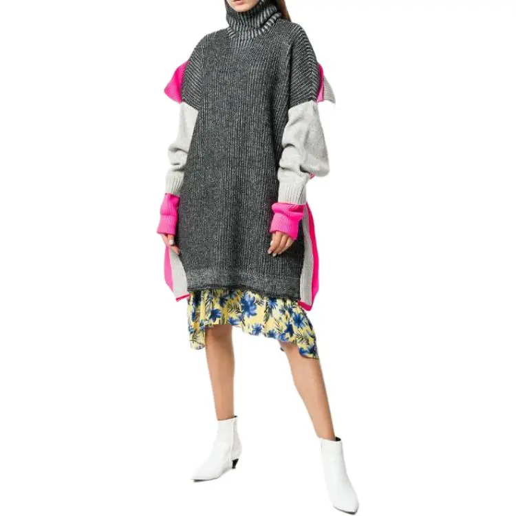 Balenciaga Knitwear Women's Gray Black-1