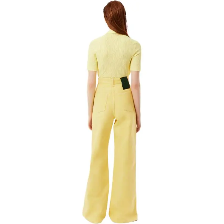 LACOSTE SS25 Jeans Women's Yellow-5