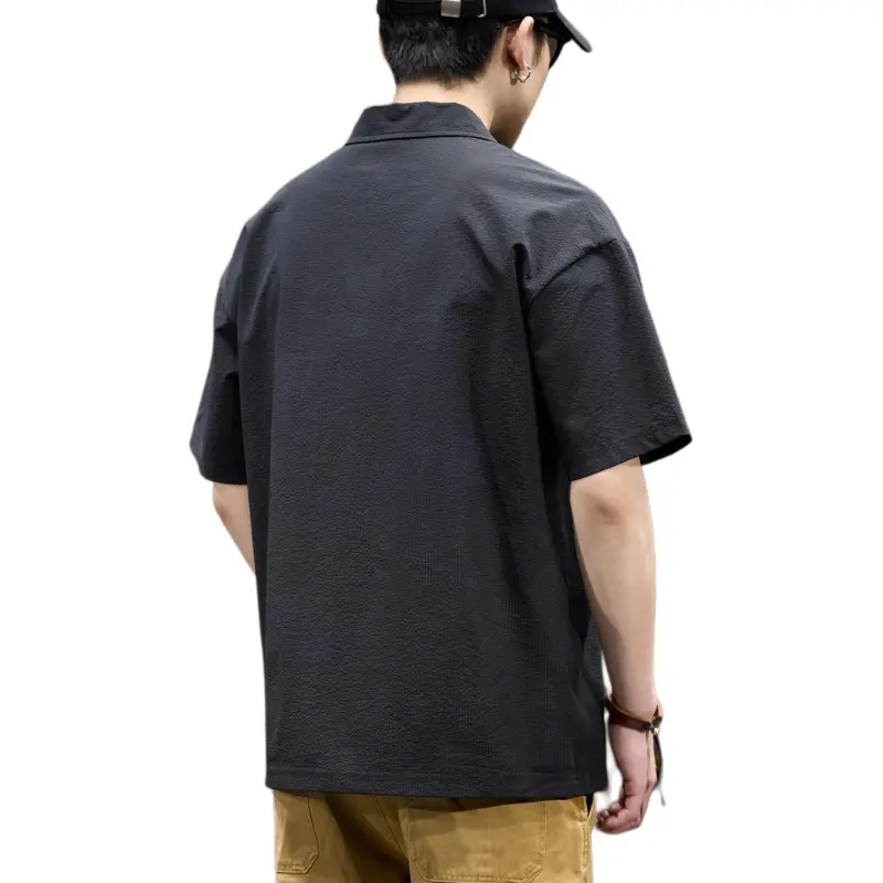 BUYDAUL T Shirts Men Black-3