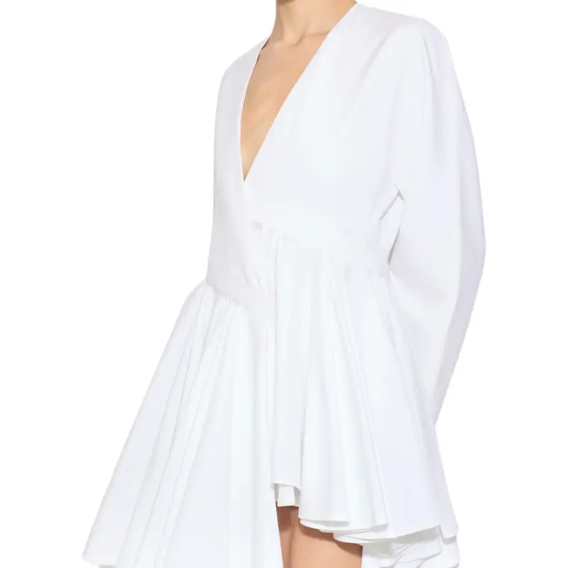 Alaia Asymmetric Mini Dress-4