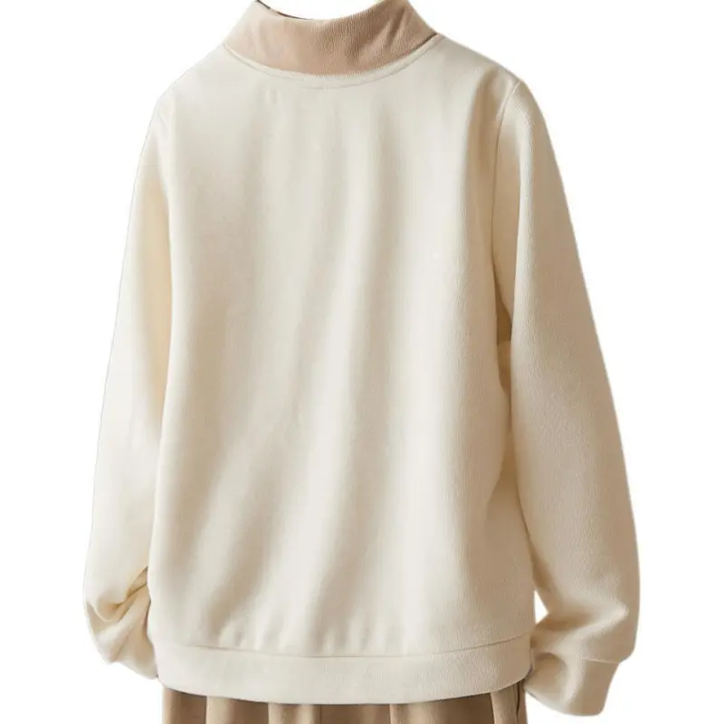 IHIMI Sweatshirts Women's Ecru-2