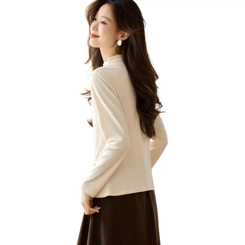 Mo Han Yi Mei Knitwear Women's Ecru-3