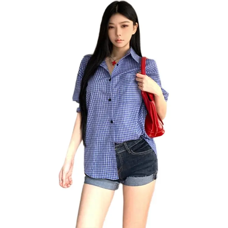 Dior Beauty Shirts Women's Blue-2