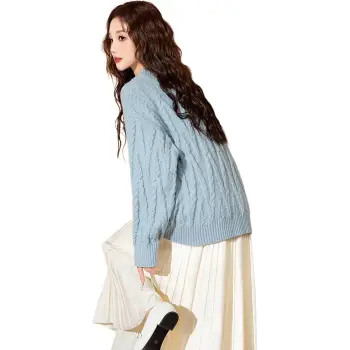 Tonlion Sweater Women's Powder Blue
