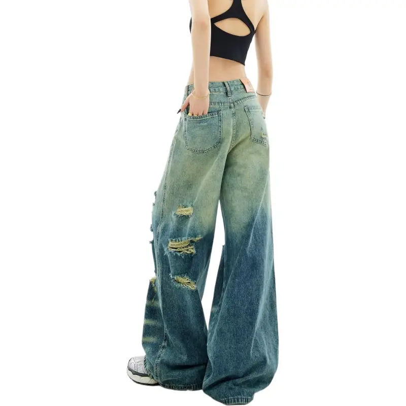 Ordifen Jeans Women's Vintage Blue-1