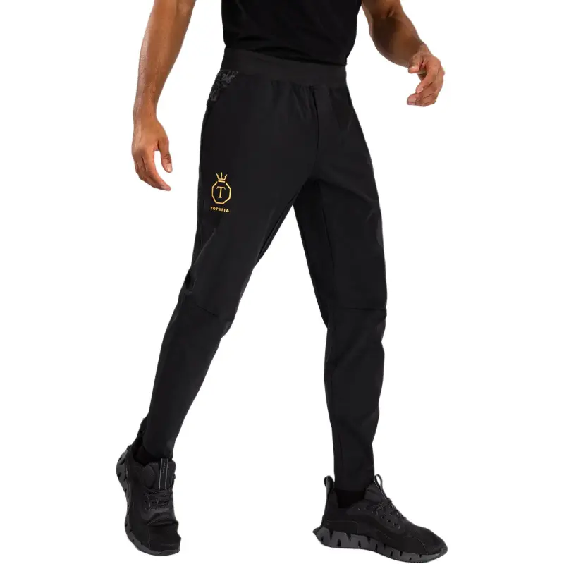 VENUM x Topuria Unmatched Athletic Trousers Men's Black/Gold Color-2