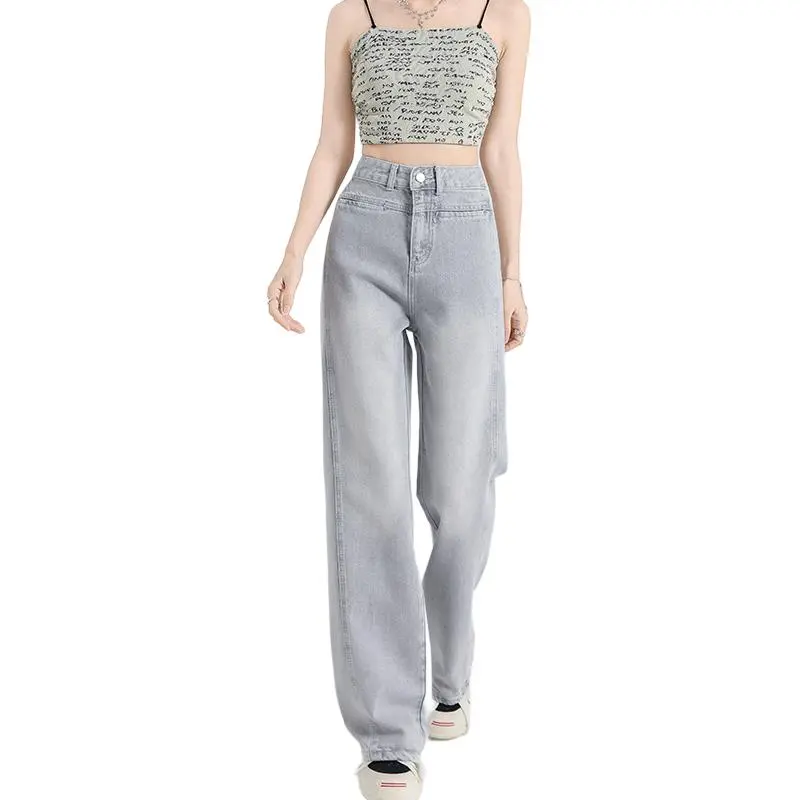 Mu Xiao Xin Jeans Women's Premium Gray-4
