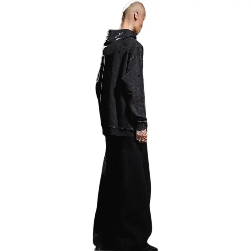 TESTUNG Fashion Jeans Unisex Blue-5