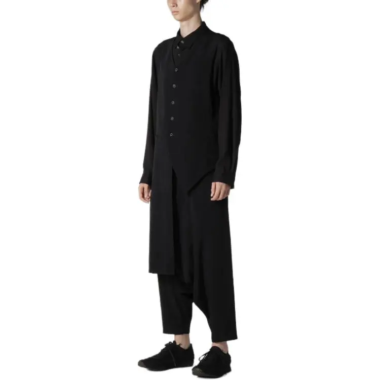 Yohji Yamamoto Pleated Vest-4
