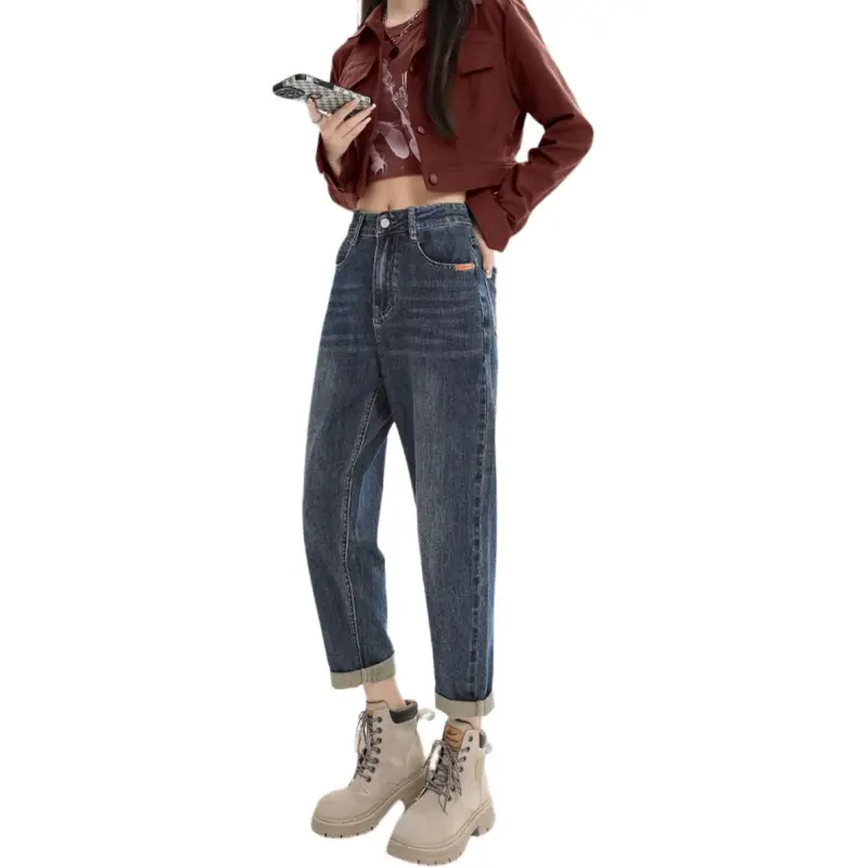 Weixi Jeans Women's Blue Gray-1