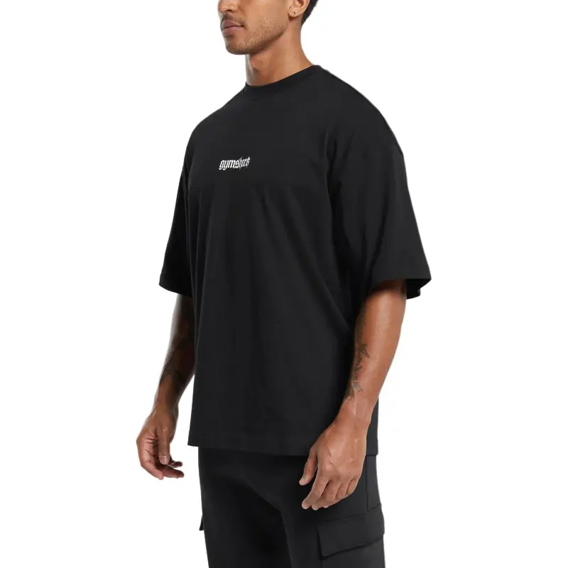 GYMSHARK Prayer Hands T Shirt Men's Black-2