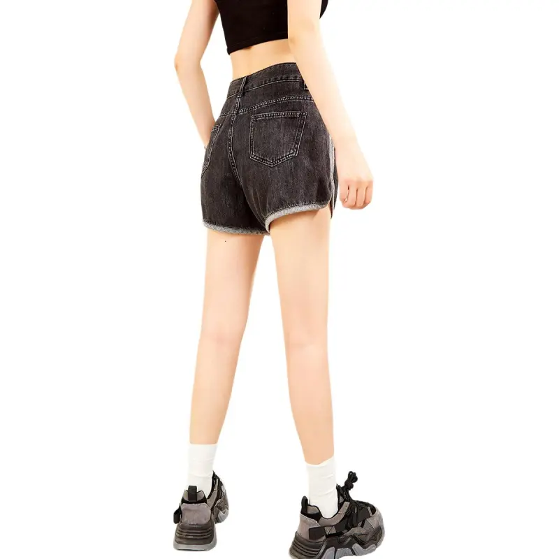 MUGUOGUOMU Denim Shorts Women's-1