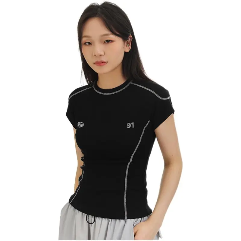DESSUU Set in Sleeve T Shirt Women's-5