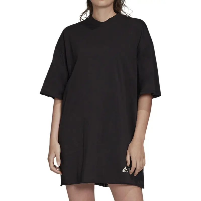 Adidas Short Sleeved Dresses Women's Black-2