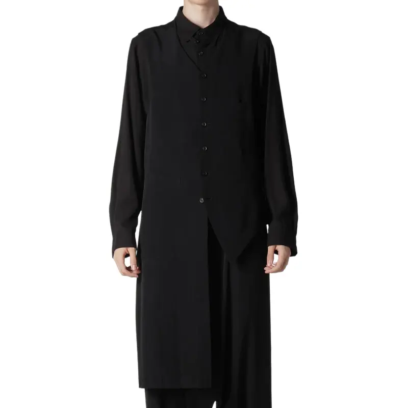 Yohji Yamamoto Pleated Vest-6