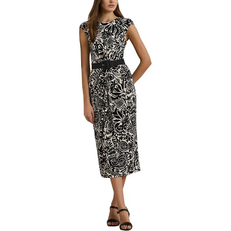 LAUREN RALPH LAUREN Sleeveless Dress Women's Black-1