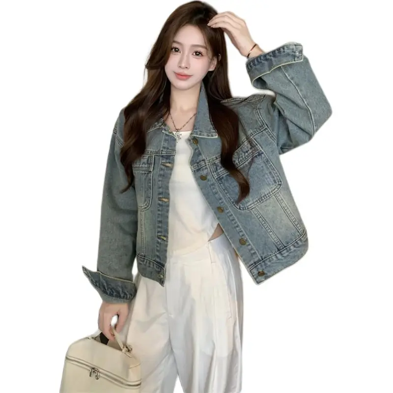 The Temptation Of The Muse Denim Jacket Women's Image Color-0
