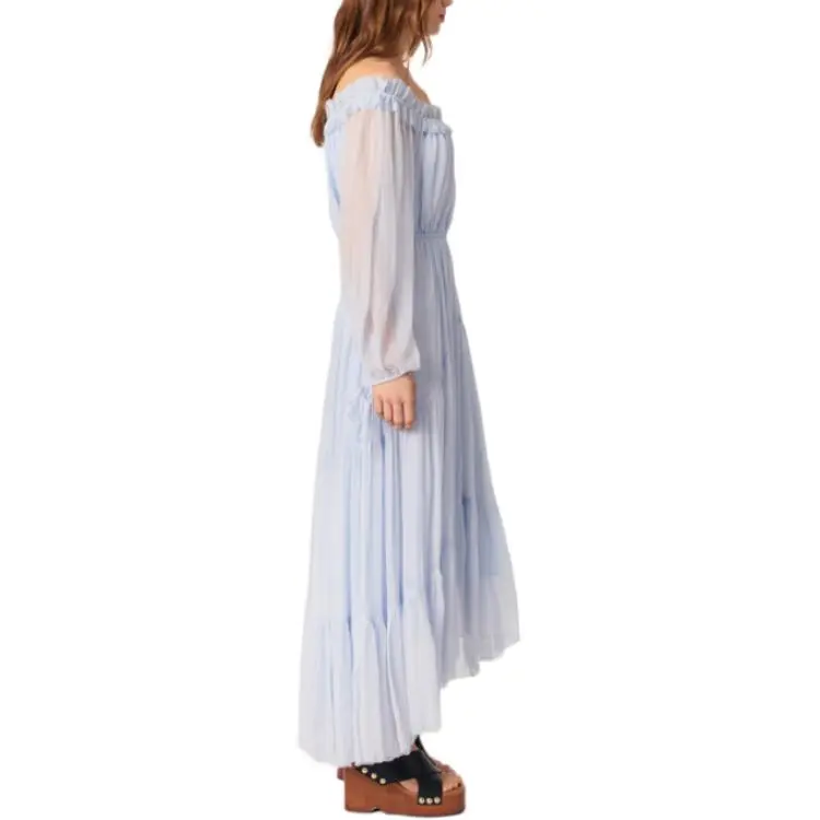 Maje Flared Midi Dress-3