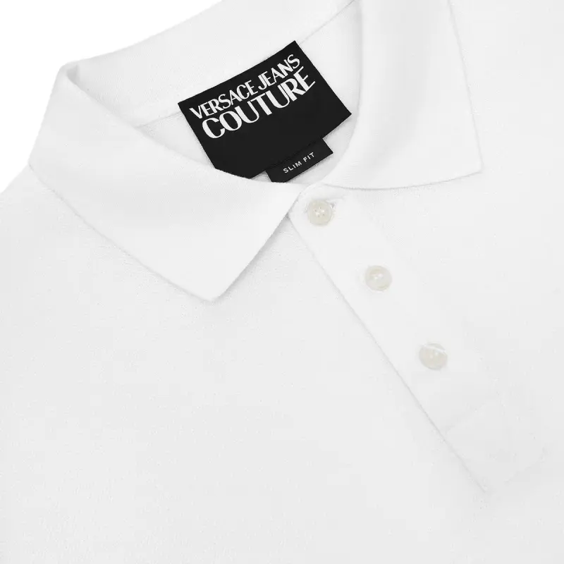 VERSACE JEANS COUTURE SS24 Polo Shirt Men's White-5