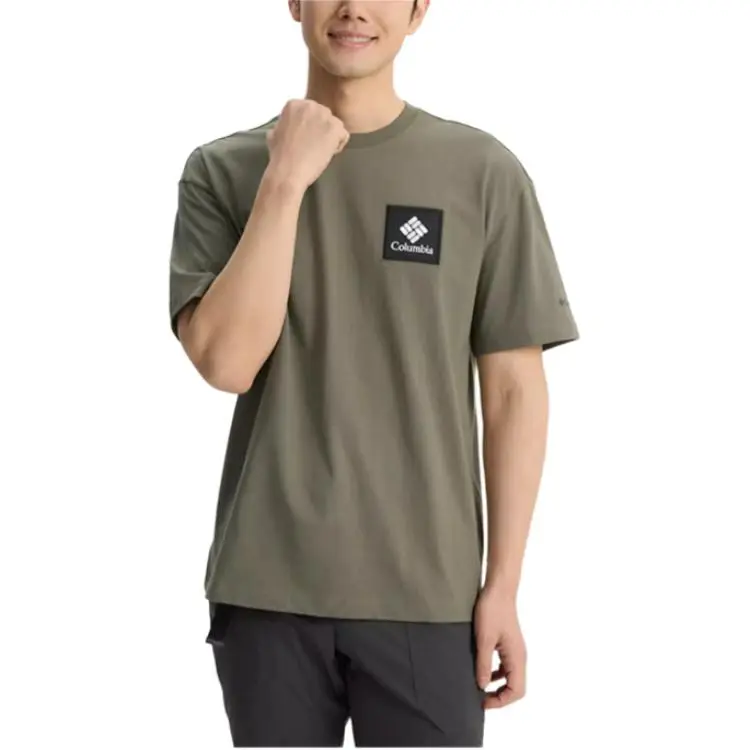 Columbia SS25 T Shirt Men's Dark Green-1