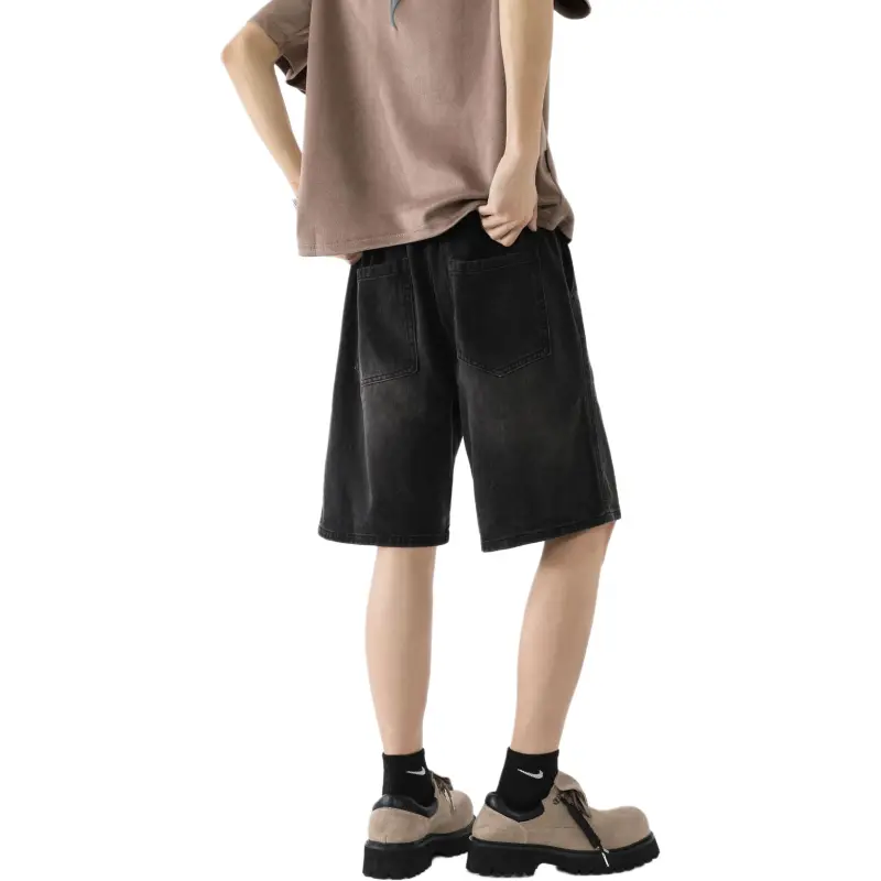 SAME FLOW Denim Shorts Unisex-6