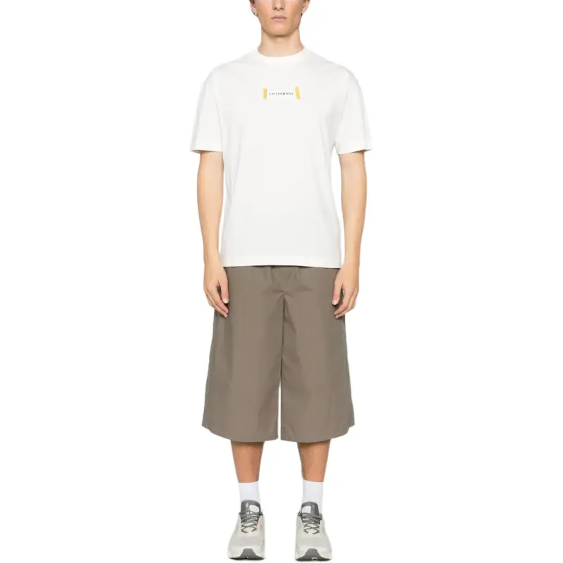 C.P.Company Logo print T shirt-1