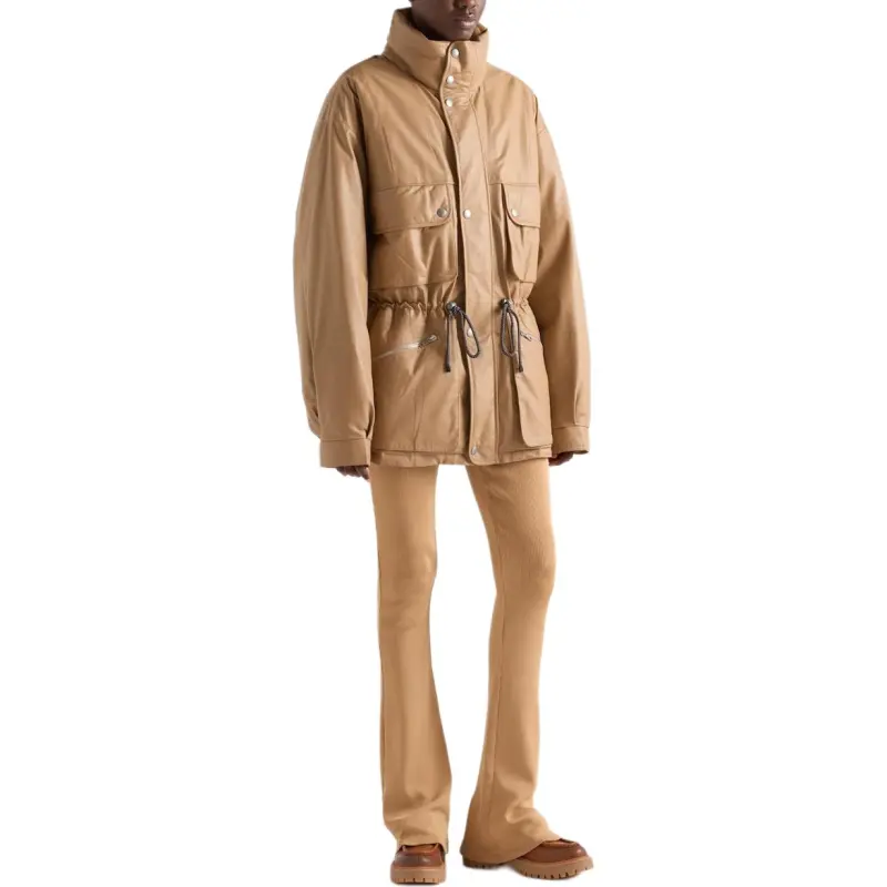 PRADA Down Jacket Women's Camel-3