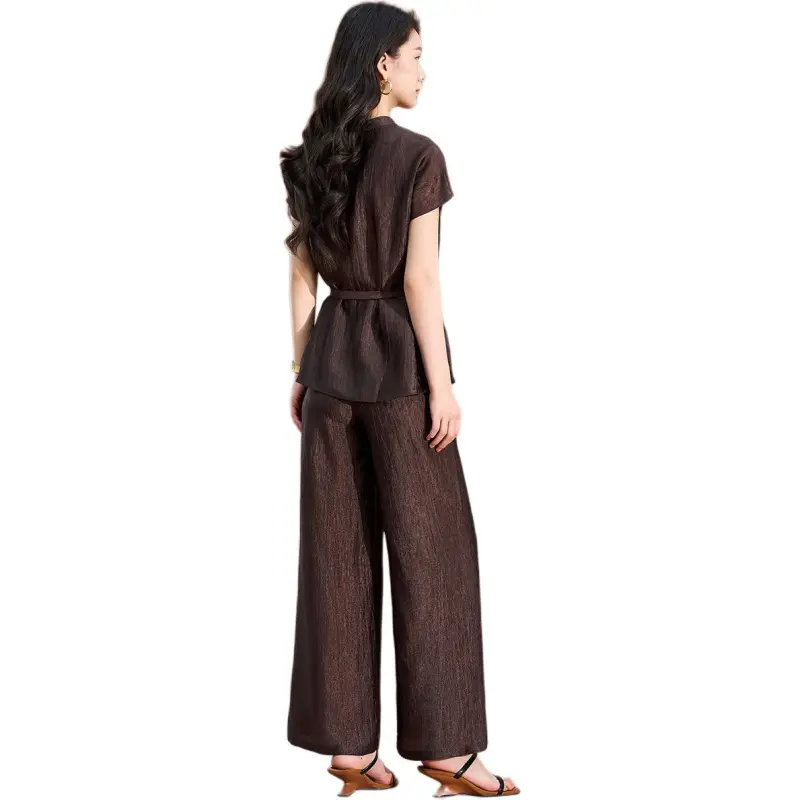 Mylan Casual Suits Women's Coffee-1