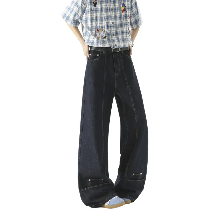 PANDA ADEVIL Jeans Unisex Blue-4
