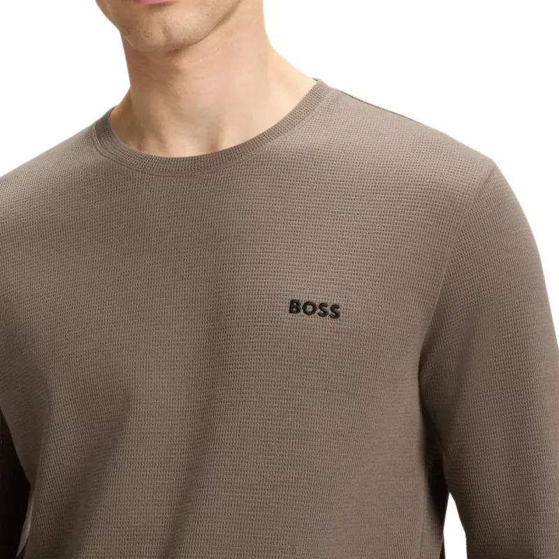HUGO BOSS Pajama Top Men's Brown-4