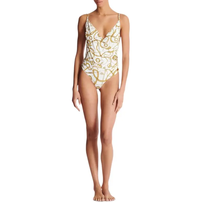 BALMAIN One piece Swimsuit Women's Yellow-2