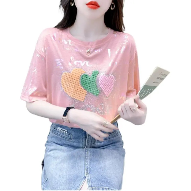 Mu Xiao Xin Set in Sleeve T Shirt Women's-7