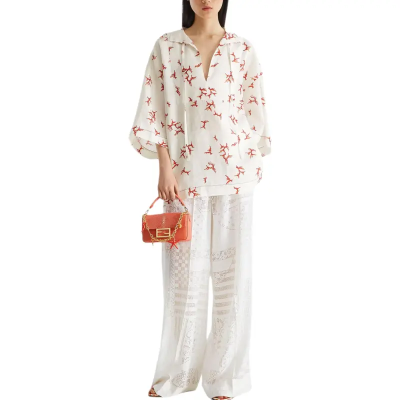 FENDI Shirts Women's White-2