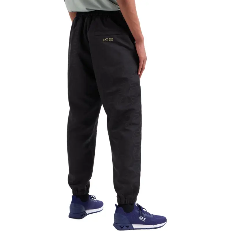EMPORIO ARMANI EA7 Soccer Bottom Men's Black-2