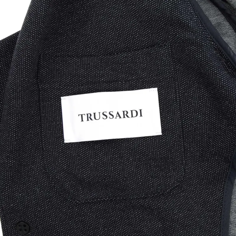 TRUSSARDI FW23 Business Suits Coats Men's Black-2