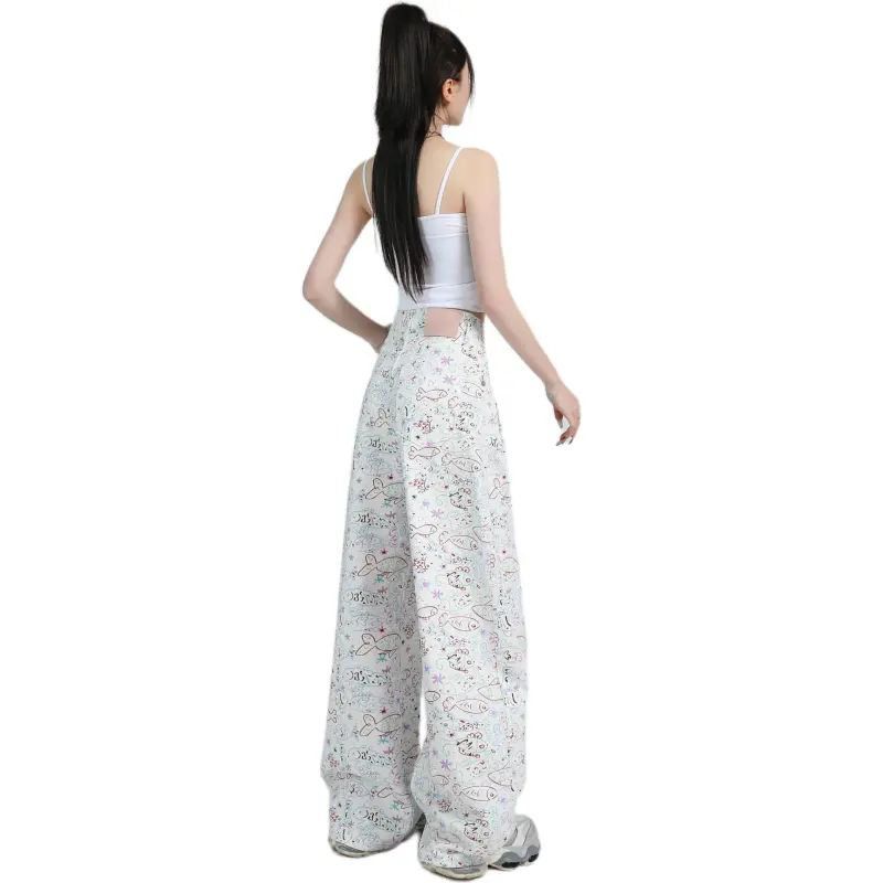 The Temptation Of The Muse Casual Pants Women's White-0