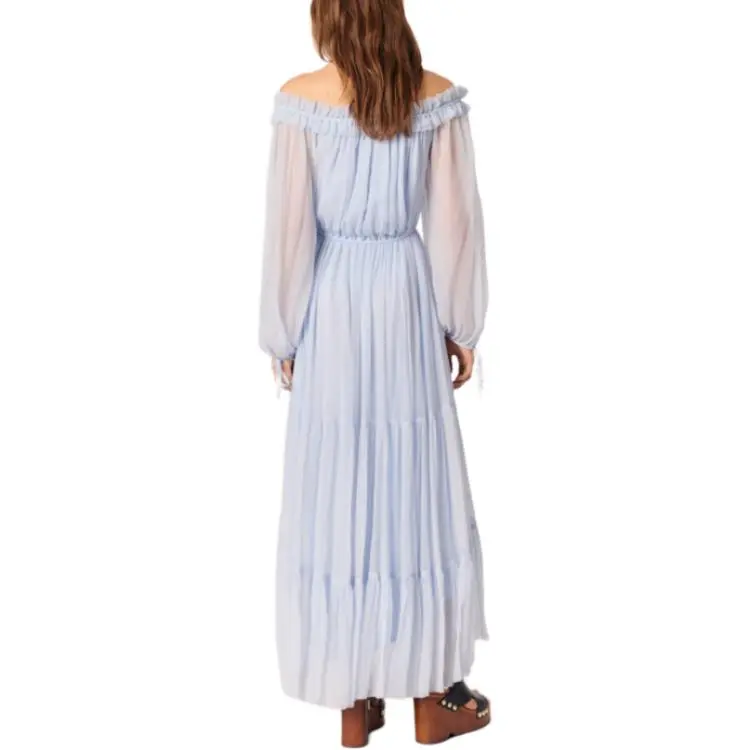 Maje Flared Midi Dress-2