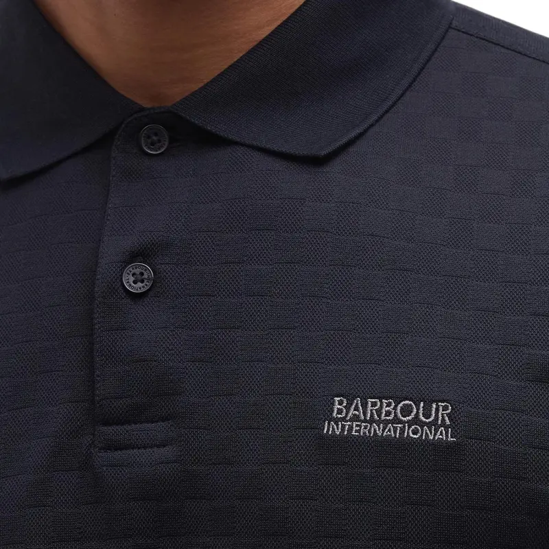 BARBOUR FW24 Polo Shirt Men's Black-5