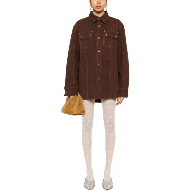Marine Serre Moon jacquard Shirt-1