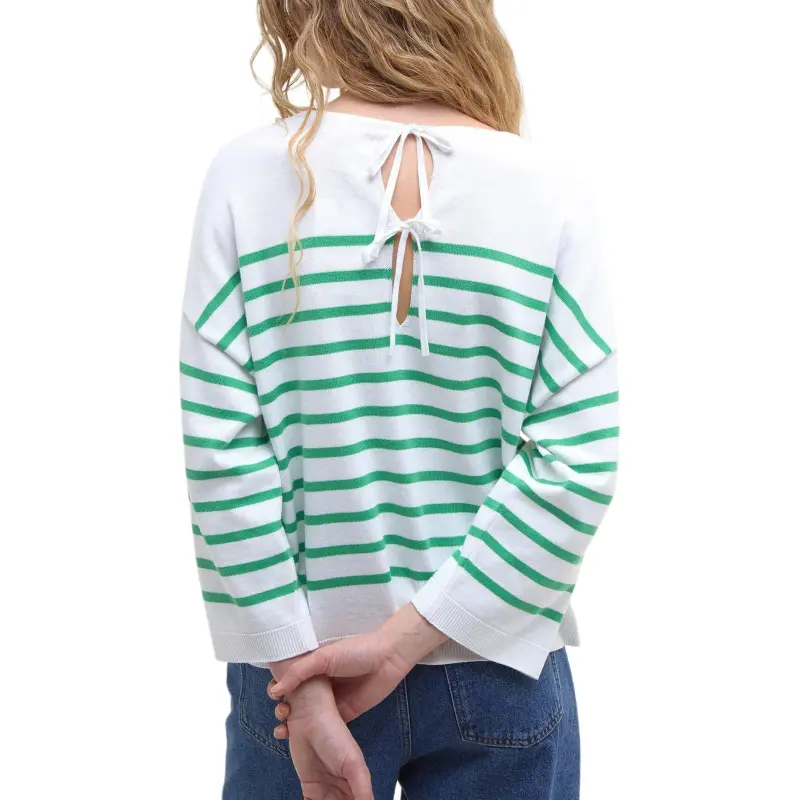 BARBOUR Regular T Shirt Women's White Green-2