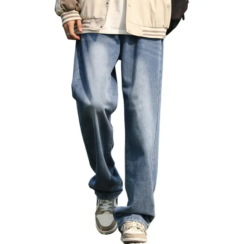 AMBER LIGHT Jeans Unisex Washed Blue-4