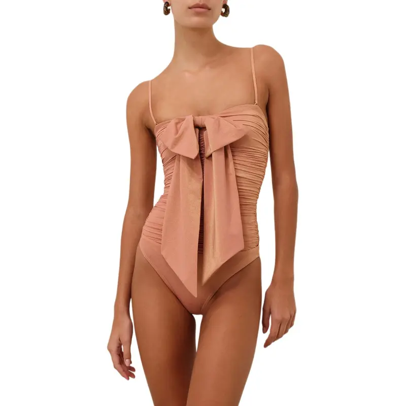 Zimmermann SS25 One piece Swimsuit Women's Shell Pink-1