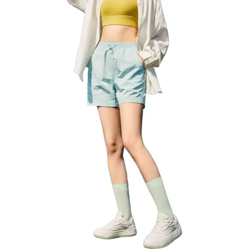 Anta Casual Shorts Women's Rain Mist Cyan-1