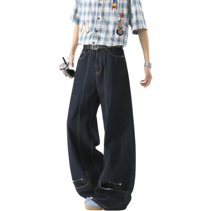PANDA ADEVIL Jeans Unisex Blue-2