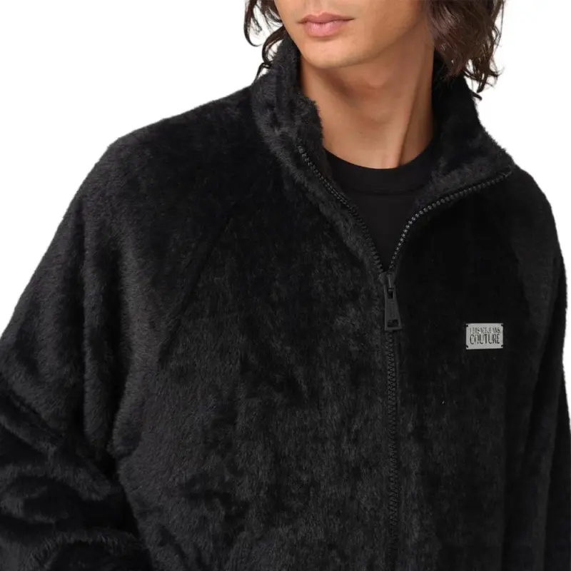 VERSACE JEANS Logo plaque Cardigan-7