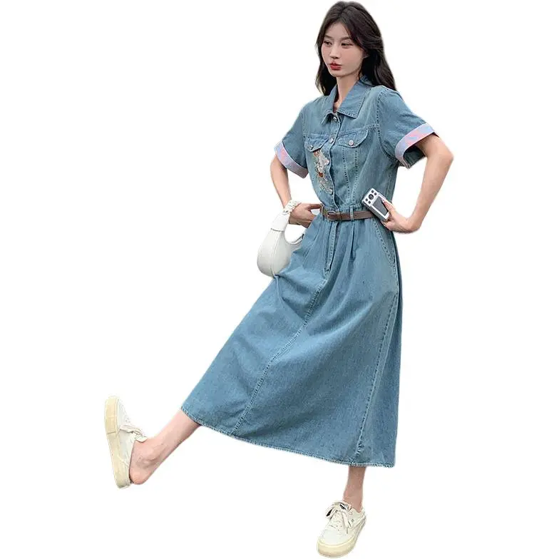 La Chapelle Short Sleeved Dress Women's Image Color-2