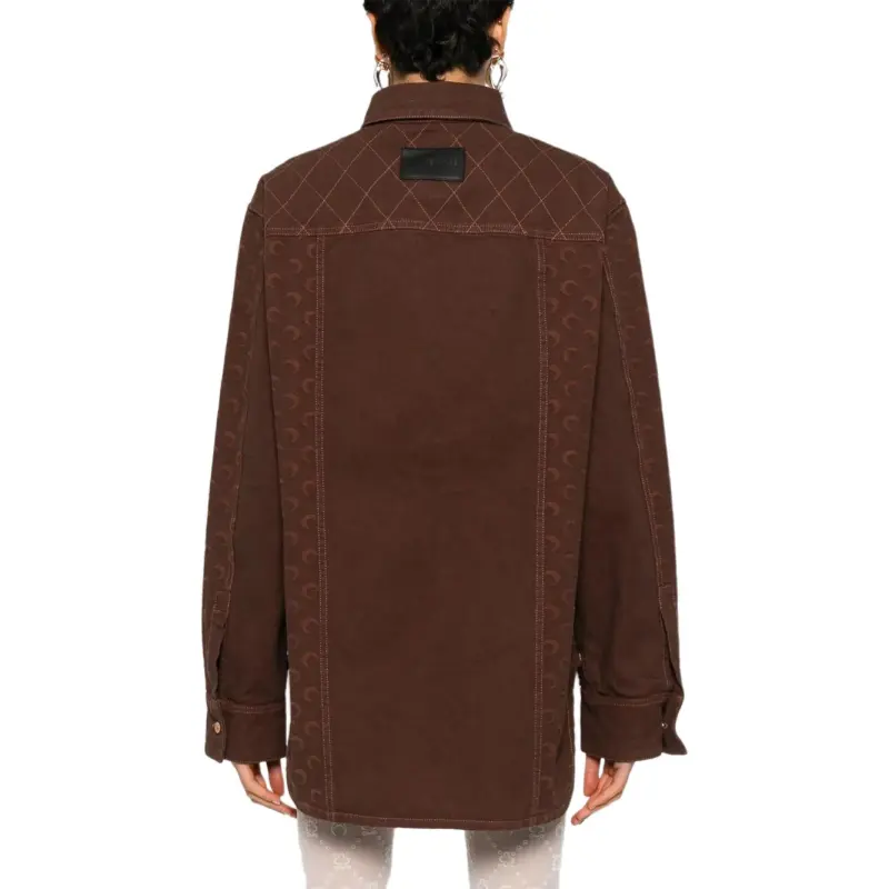 Marine Serre Moon jacquard Shirt-3