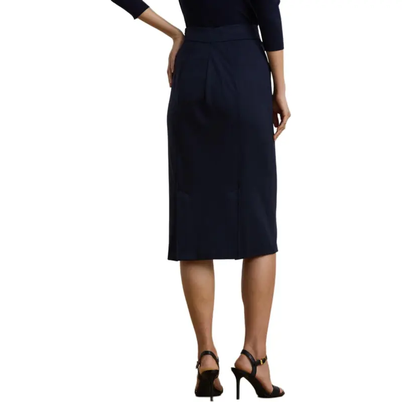 Polo Ralph Lauren SS25 Casual Long Skirt Women's Dark Blue-2